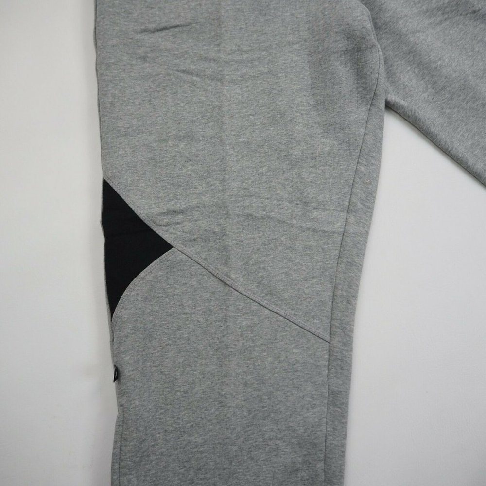 Nike Air Jordan Classic Fit Warmup Fleece Mens Pants Retro Grey - Picture 3 of 7